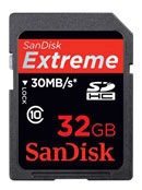 Sandisk Extreme SDHC 32GB  (SDSDX3-032G-X46)